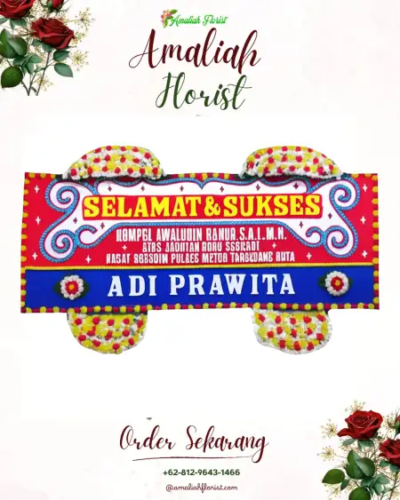 Papan Bunga Ucapan Selamat Jepeledok